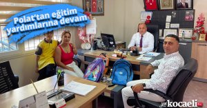 Polat’tan eğitim yardımlarına devam