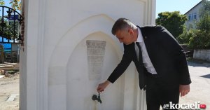 Tarihi çeşme yeniden inşa edildi
