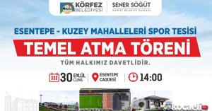 Körfez Belediyesi Yeni Bir Spor Tesisini Daha İlçeye Kazandırıyor