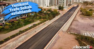 Yenikent Trafo Sokak asfaltlandı