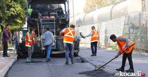 Yarımca sahil yoluna 2 bin ton asfalt