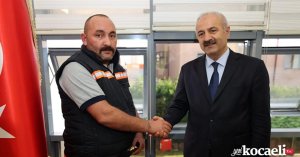 Belediye personelinden örnek davranış