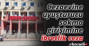 Cezaevine uyuşturucu sokma girişimine ibretlik ceza