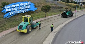 Çayırova Veysel Karani Caddesi yenileniyor