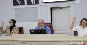 Derince Belediyesi Meclisi’nde 6 Madde Görüşüldü