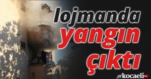 112 Acil Sağlık Hizmetleri istasyonunun alt katındaki lojmanda yangın çıktı