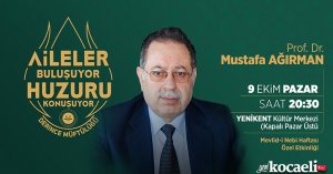 Derince’de Mevlid-i Nebi Haftası’na Özel Konferans