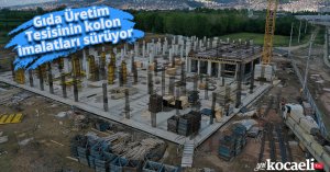 Gıda Üretim Tesisinin kolon imalatları sürüyor