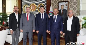 Başkan Söğüt, Kaymakam Kalkar’ı ağırladı