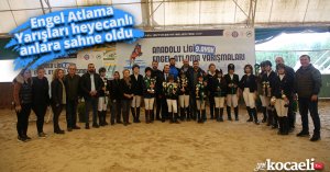 Engel Atlama Yarışları heyecanlı anlara sahne oldu