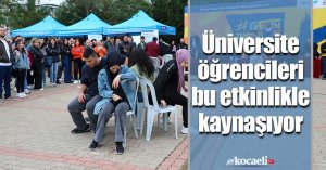 Üniversite öğrencileri bu etkinlikle kaynaşıyor