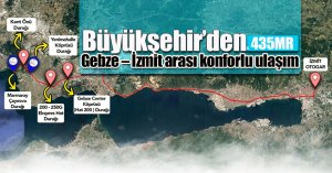 Büyükşehir'den Gebze - İzmit arası konforlu ulaşım