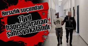 Hırsızlık suçundan 17 yıl hapisle aranan şahıs yakalandı