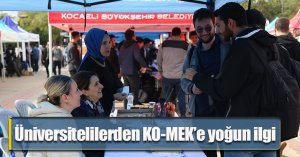 Üniversitelilerden KO-MEK’e yoğun ilgi