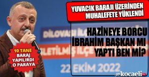 HAZİNEYE BORCU İBRAHİM BAŞKAN MI YAPTI BEN Mİ?