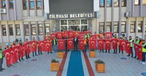 Dilovası, Türk Bayrakları ile donatıldı