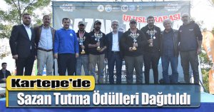 Kartepe'de Sazan Tutma Ödülleri Dağıtıldı
