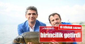 16 kiloluk sazan birincilik getirdi