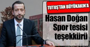 “TEŞEKKÜRLER BÜYÜKAKIN”