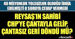 “ÇANTA DOLU MUYDU BOŞ MUYDU?”