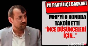 “İYİ PARTİLİ BAŞKANDAN MHP’YE TEŞEKKÜR PAYLAŞIMI”