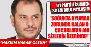 İYİ PARTİLİ İSİMDEN SİTEM DOLU PAYLAŞIM “HAKKIM HARAM OLSUN”