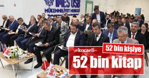 52 bin kişiye 52 bin kitap