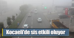 Kocaeli'de sis etkili oluyor