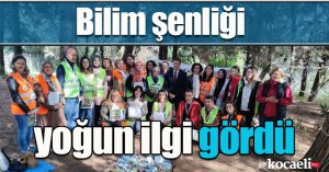 Bilim şenliği yoğun ilgi gördü