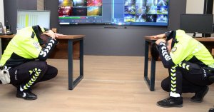 Ülke genelinde yapılan tatbikata polis ekipleri de katıldı