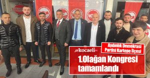Aydınlık Demokrasi Partisi Kartepe İlçesi 1.Olağan Kongresi tamamlandı