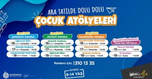 Başiskele’de Ara Tatilde Dopdolu Çocuk Atölyeleri   