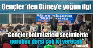 Güney, Tepeköy’de ilk kez oy kullanacak gençlerle buluştu