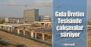 Gıda Üretim Tesisinde çalışmalar sürüyor