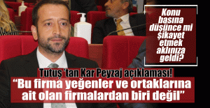 Tutuş ’tan Kar Peyzaj açıklaması! “Bu firma yeğenler ve ortaklarına ait olan firmalardan biri değil.”