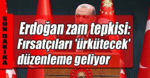 Cumhurbaşkanı Erdoğan zam tepkisi: Fırsatçıları 'ürkütecek' düzenleme geliyor