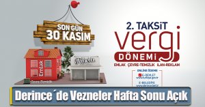 Derince´de Vezneler Hafta Sonu Açık