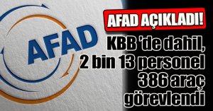 Kocaeli Büyükşehir Belediyesi ’de dahil, 2 bin 13 personel ve 386 araç görevlendi