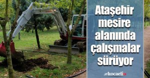 Ataşehir mesire alanında çalışmalar sürüyor