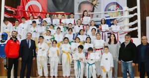 Körfez’de 200 sporcuya yeni kuşak