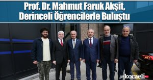 Prof. Dr. Mahmut Faruk Akşit, Derinceli Öğrencilerle Buluştu