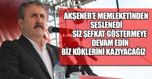 DESTİCİ AKŞENER'İ HEDEF ALDI