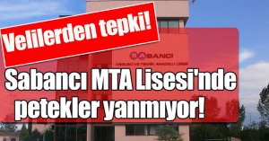 Sabancı MTA Lisesi'nde petekler yanmıyor!