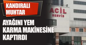 Kandıra Kabaağaç Köyü Muhtarı Hasan Çakır Kaza Geçirdi
