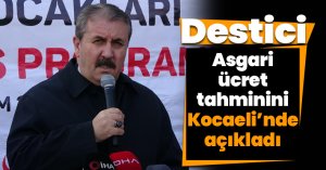 Destici, asgari ücret tahminini açıkladı