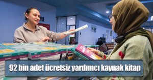 92 bin adet ücretsiz yardımcı kaynak kitap