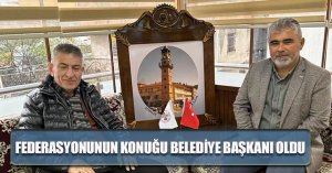 FEDERASYONUNUN KONUĞU BELEDİYE BAŞKANI OLDU