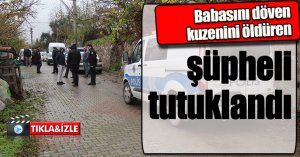 Babasını döven kuzenini öldüren şüpheli tutuklandı
