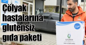 Çölyak hastalarına glutensiz gıda paketi
