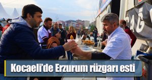 Kocaeli’de Erzurum rüzgarı esti